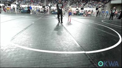 83 lbs Quarterfinal - Bryar Burch, Team Tulsa Wrestling Club vs Marabelle Foust, Shelton Wrestling Academy