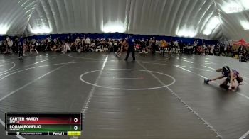 72 lbs Round 7 (8 Team) - Logan Bonfilio, Lake WC vs Carter Hardy, OMP