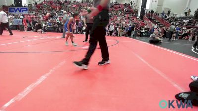 75-83 lbs Rr Rnd 2 - Riley Medrano, Maverick Elite Wrestling vs Lawren Peck, Wolfpak Wrestling