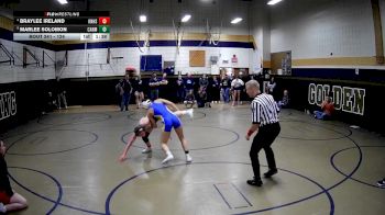 124 lbs Semifinal - Marlee Solomon, Cannon McMillan vs Braylee Ireland, Knoch Hs