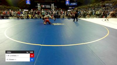 215 lbs Cons 32 #2 - Redmond Lindsey, OK vs Carter Green, KS