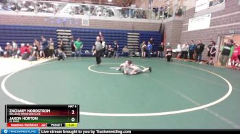 105 lbs Cons. Round 1 - Jaxon Horton, Lil Mavs vs Zachary Nordstrom, Bulldog Wrestling Club