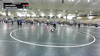 70 lbs 3rd Place Match - Isaac Simpson, Big Red Wrestling Club vs Campion Cooper, Rabbit Wrestling Club