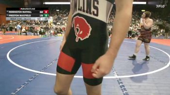 3A-215 lbs Cons. Round 1 - Preston Maxfield, Lyman vs Remington Mathill, Rawlins