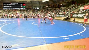 55 lbs Round Of 16 - Delaney Coleman, Fightin Irish Wrestling Club vs Letty Gomez, Indianola Mat Tribe