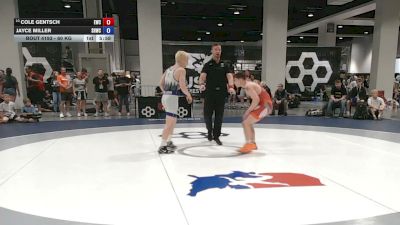 60 kg Cons. Rd Of 32 - Cole Gentsch, Eagle Wrestling Club vs Jayce Miller, Sweet Home Wrestling Club