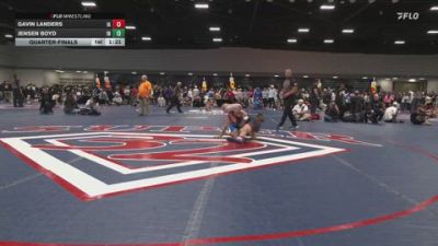 144 lbs Quarterfinal - Gavin Landers, IA vs Jensen Boyd, IN