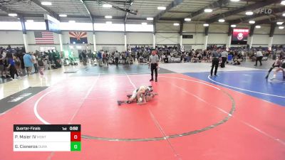 54 lbs Quarterfinal - Philip Maier IV, Montrose Elite vs Gabriel Cisneros, Duran Elite