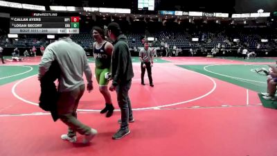 249 lbs Cons. Round 2 - Callan Ayers, MP1 vs Logan Secory, Unattached