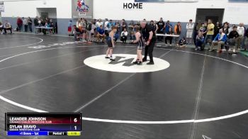 93 lbs Semifinal - Dylan Bravo, Kodiak Wrestling Club vs Leander Johnson, Chugach Eagles Wrestling Club