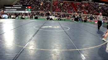 5A 175 lbs Cons. Round 3 - Tate Cuthbert, Lewiston vs Parker Allumbaugh, Bishop Kelly