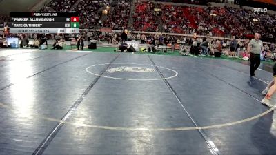 5A 175 lbs Cons. Round 3 - Tate Cuthbert, Lewiston vs Parker Allumbaugh, Bishop Kelly