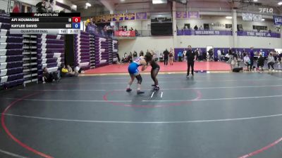 160 lbs Quarterfinal - Afi Koumasse, Indian Hills vs Kaylee Davis, Murray State