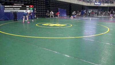 115 lbs 7th Place - Madelyn Liebersohn, Hughesville vs Alexandra Touart, Green Valley