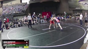 160 lbs Round 3 (6 Team) - Jesse Rodriguez, Nebraska Red vs Coda Fladeland, North Dakota 2