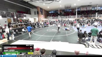 157 lbs Semifinal - Jackson Syron, Cheney vs Gabe Larsen, Coeur D`Alene High School