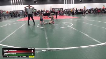 90 lbs Quarterfinal - Cole Wireman, KEFA vs Landon Orth, OCHS