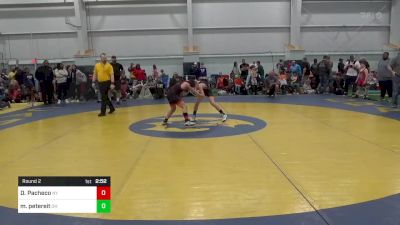 M-92B lbs Round 2 - Dez Pacheco, NY vs Maison Petereit, OH