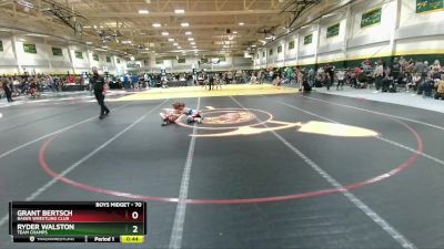 70 lbs Cons. Round 6 - Grant Bertsch, Baker Wrestling Club vs Ryder Walston, Team Champs