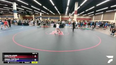 110 lbs Round 3 - Ashlyn Lewis, Spartan Mat Club vs Minha Castillo, Vici Wrestling Club