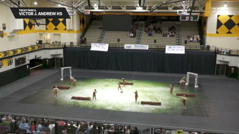 Victor J. Andrew HS "Tinley Park IL" at 2026 WGI Guard Avon Regional+