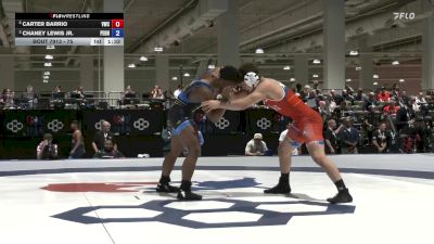 75 lbs 1st Place Match - Carter Barrio, Valiant Wrestling Club vs Chaney Lewis Jr., Pennsylvania