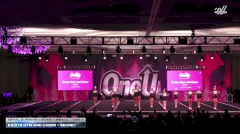 Excite Gym and Cheer - Secret [2026 L2 Youth - Flex - Small Day 1] 2026 One Up Grand Nationals