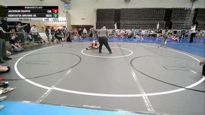 69 lbs Rr Rnd 5 - Jackson Rappo, ICWL Bruisers Club vs Kenyatta Brown Jr., Orchard South ES