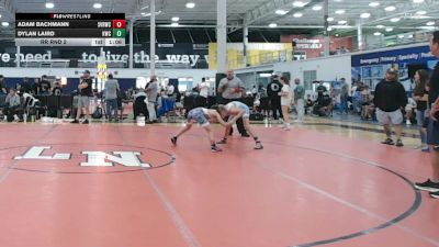 105 lbs Rr Rnd 2 - Adam Bachmann, Steel Valley Renegades - MS vs Dylan Laird, Kraken Black - MS