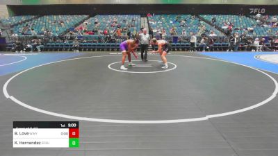 184 lbs Consi Of 8 #2 - Banks Love, Western Wyoming vs Kweli Hernandez, San Francisco