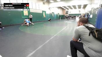 190 lbs Champ. Round 2 - Sam Pinto, Rancho Bernardo vs Joseph Dacko, Centennial