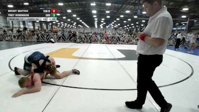 195 lbs Rr Rnd 3 - Brody Mattox, Nebraska Blue - HSB vs Trey Robinson, Carolina Mat Mavericks - HSB