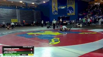 138 lbs Champ. Round 3 - Giovanni Schinina, St Peter Prepatory vs Jake Zaltsman, St John Vianney