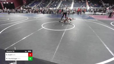 62 lbs Round Of 16 - Brooks Duell, Burlington Youth Wrestling vs Max Huntsinger, Teller Takedown