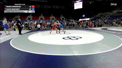 157 lbs Cons. Sub-quarters - Drake Morrison, ID vs David Burchett, CO