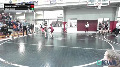 92 lbs Rr Rnd 3 - Mackinley Wolf, Wolfpak Wrestling vs Colin Evans, Blackwell Wrestling Club
