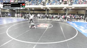 144 lbs Champ. Round 2 - Khalid Eid, Unattached vs Matt Moritz, Unattached