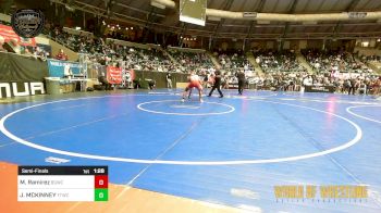 160 lbs Semifinal - Michael Ramirez, Big Game Wrestling Club vs JORDAN MCKINNEY, Team Tulsa Wrestling Club