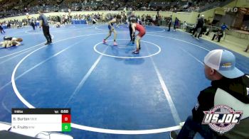 119 lbs Consi Of 16 #2 - Bryson Burton, 580Elite Wrestling Club vs Kale Fruits, Bristow Youth Wrestling