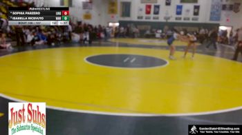 107 lbs 3rd Place Match - Isabella Ricevuto, Warren Hills vs Sophia Parzero, Lenape Valley H.S.