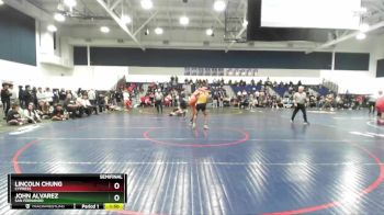 138 lbs Semifinal - John Alvarez, San Fernando vs Lincoln Chung, Cypress
