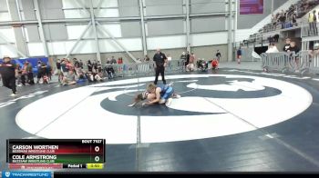 87 lbs Cons. Round 2 - Cole Armstrong, Buzzsaw Wrestling Club vs Carson Worthen, Bozeman Wrestling Club