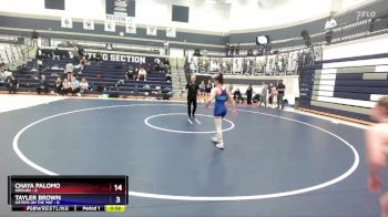 105 lbs Round 1 (4 Team) - Carleigh Radke, Oregon vs Riley Meyer, Sisters On The Mat