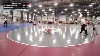 107 lbs Rr Rnd 1 - Alyssa Livingston, Owen Valley Girlz vs Kenzie Kumm, 757 Sirens