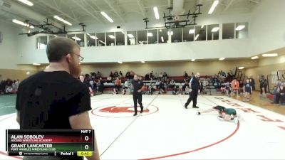 78 lbs Quarterfinal - Alan Sobolev, Ascend Wrestling Academy vs Grant Lancaster, Port Angeles Wrestling Club