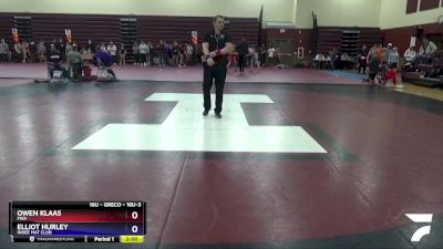 16U-3 lbs Round 2 - Owen Klaas, FWA vs Elliot Hurley, Indee Mat Club