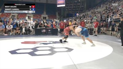 215 lbs Champ. Rd Of 128 - Ricky Aulava, CO vs Emmett Carroll, TX