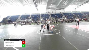 130 lbs Semifinal - Bryson Gemmell, Outlaws WC vs Luke Marquez, Wlv Jr Wrestling