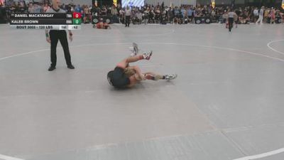 120 lbs Cons. Rd Of 32 - Kaleb Brown, Hawkeye Wrestling Academy vs Daniel Macatangay, The Wrestling Academy
