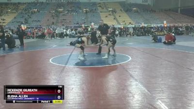 116 lbs Semis & 3rd Wb (16 Team) - Elisha Allen, Colorado Mesa University vs McKenzie Gilreath, Lindenwood